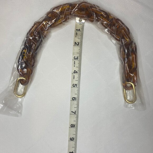 Clare V Shortie Strap Tortoise Resin - Picture 4 of 6
